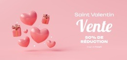La Magie De La Saint-Valentin Modèle D'Une Page