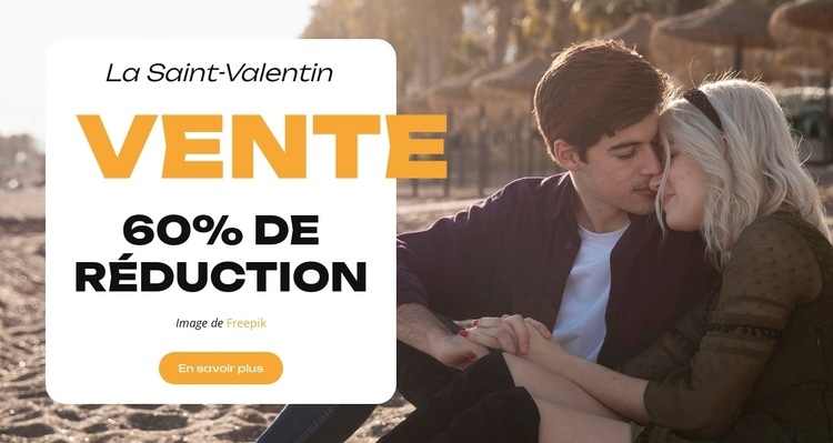 L'amour vous appelle Modèle d'une page