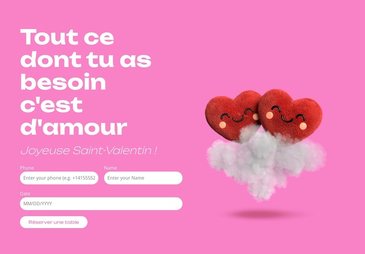 Doux moments ensemble Thème WordPress
