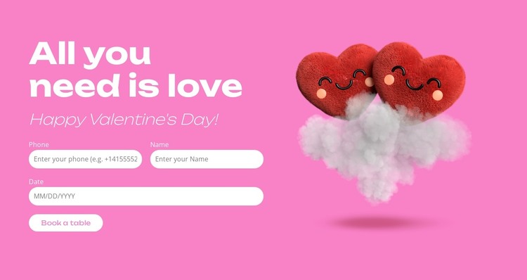 Sweet Moments Together HTML Template