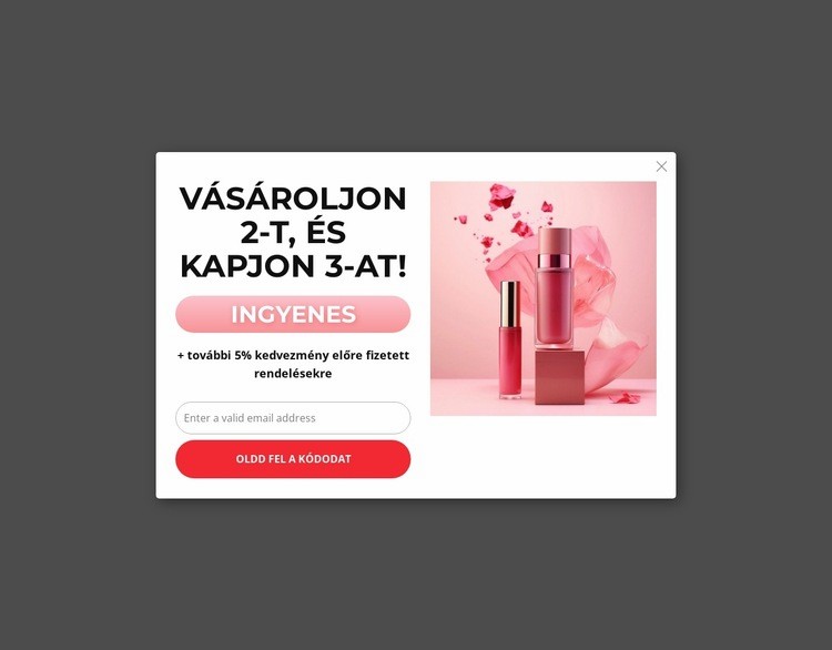 Vásárolj 2-t, kapsz 3-at kuponnal Sablon