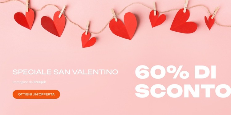Celebra l'amore oggi Modello HTML