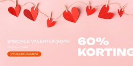 Vier Vandaag De Liefde - Gratis Websitesjabloon
