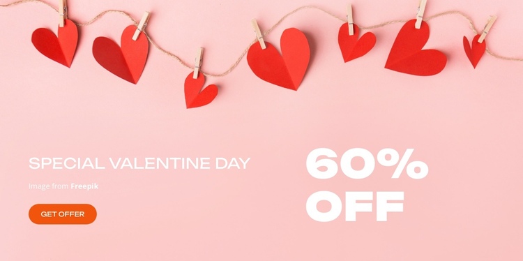 Celebrate Love Today One Page Template