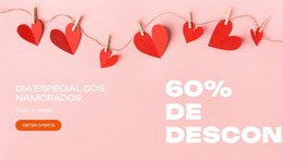 Celebre O Amor Hoje - Modelo De Site Gratuito