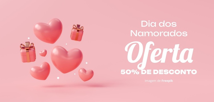 Magia do Dia dos Namorados Tema WordPress