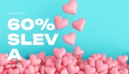 Srdce A Objetí Šablona Webové Stránky