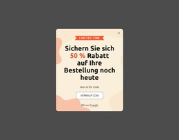 Erhalten Sie Noch Heute 50 % Rabatt Auf Ihre Bestellung