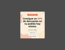 Obtenga Un 50% De Descuento En Su Pedido Hoy