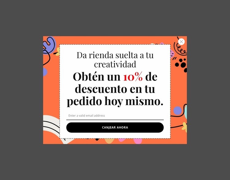Obtenga un 10% de descuento en su pedido hoy Diseño de páginas web