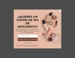 Cupón De Descuento Del 15% Plantilla