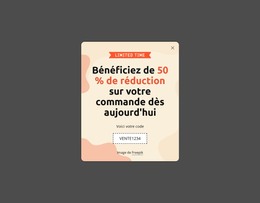 Bénéficiez De 50 % De Réduction Sur Votre Commande Aujourd'Hui