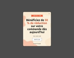 Bénéficiez De 50 % De Réduction Sur Votre Commande Aujourd'Hui