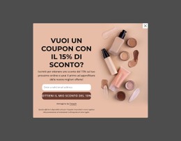 Buono Sconto Del 15% Modello CSS