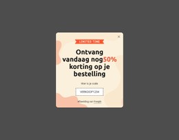 Ontvang Vandaag 50% Korting Op Uw Bestelling