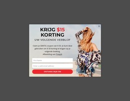 Ontvang 15$ Korting Op Uw Volgende Verblijf