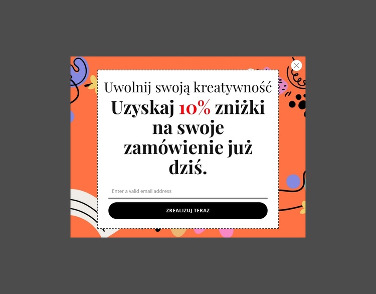 Otrzymaj 10% zniżki na swoje zamówienie już dziś Motyw WordPress