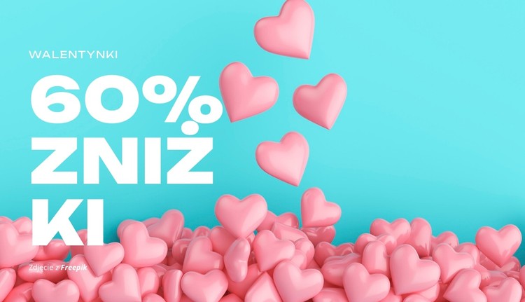 Serca i uściski Szablon CSS