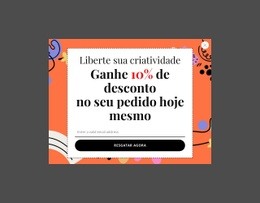Ganhe 10% De Desconto No Seu Pedido Hoje