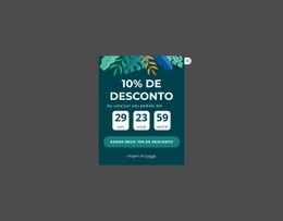 Cupom De 10% De Desconto Modelo HTML5