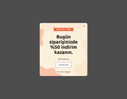 Bugün Siparişinizde %50 Indirim Kazanın