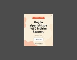 Bugün Siparişinizde %50 Indirim Kazanın