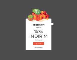 %75 Indirim Kuponu