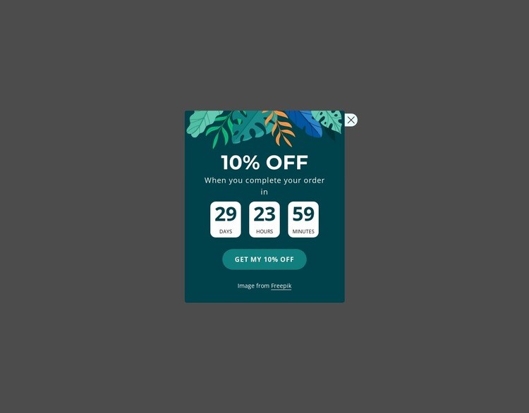 10% off coupon Web Page Design