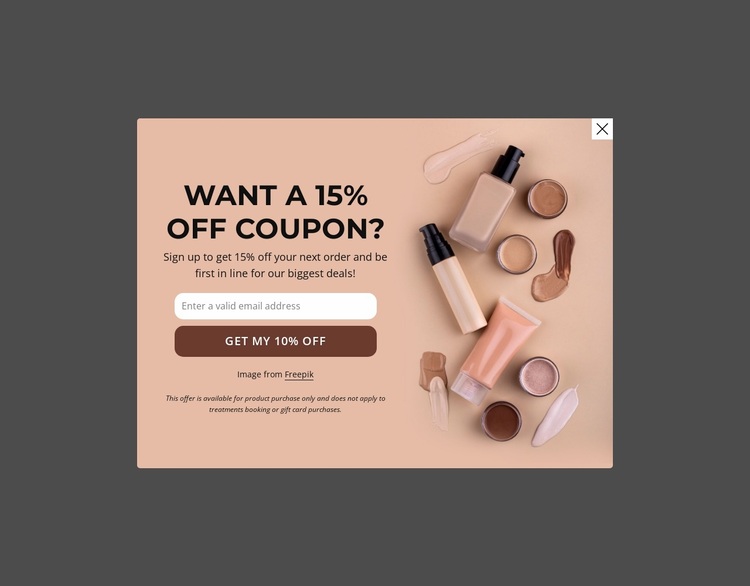 15% off coupon Website Design