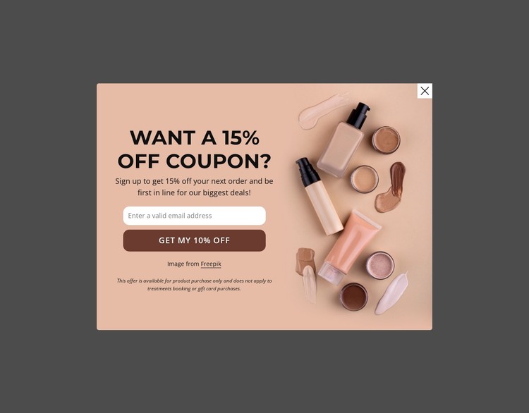 15% off coupon WordPress Theme