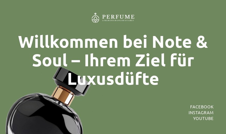 Wo Duft auf Seele trifft HTML-Vorlage