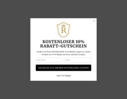 Kostenloser 10% Rabatt-Gutschein