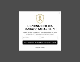 Kostenloser 10% Rabatt-Gutschein