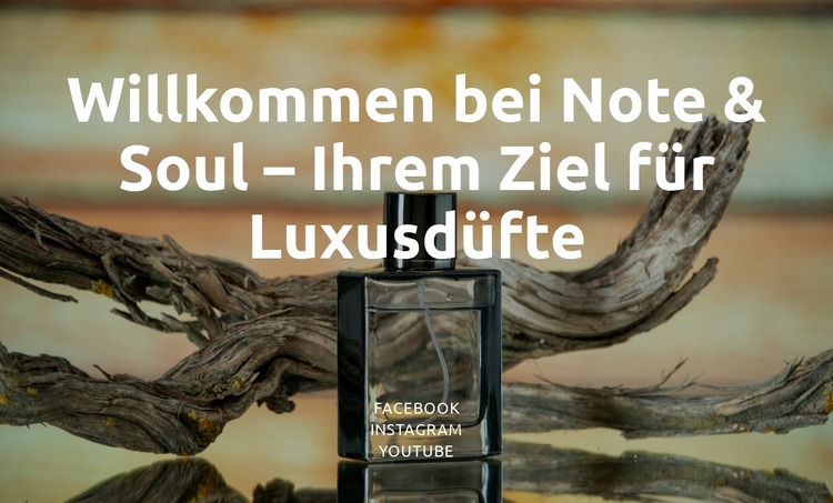 Ein Duft, der Sie definiert Joomla Vorlage