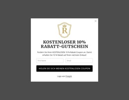 Kostenloser 10% Rabatt-Gutschein