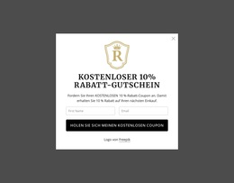 Kostenloser 10% Rabatt-Gutschein