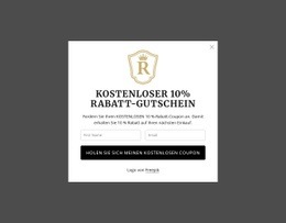 Kostenloser 10% Rabatt-Gutschein