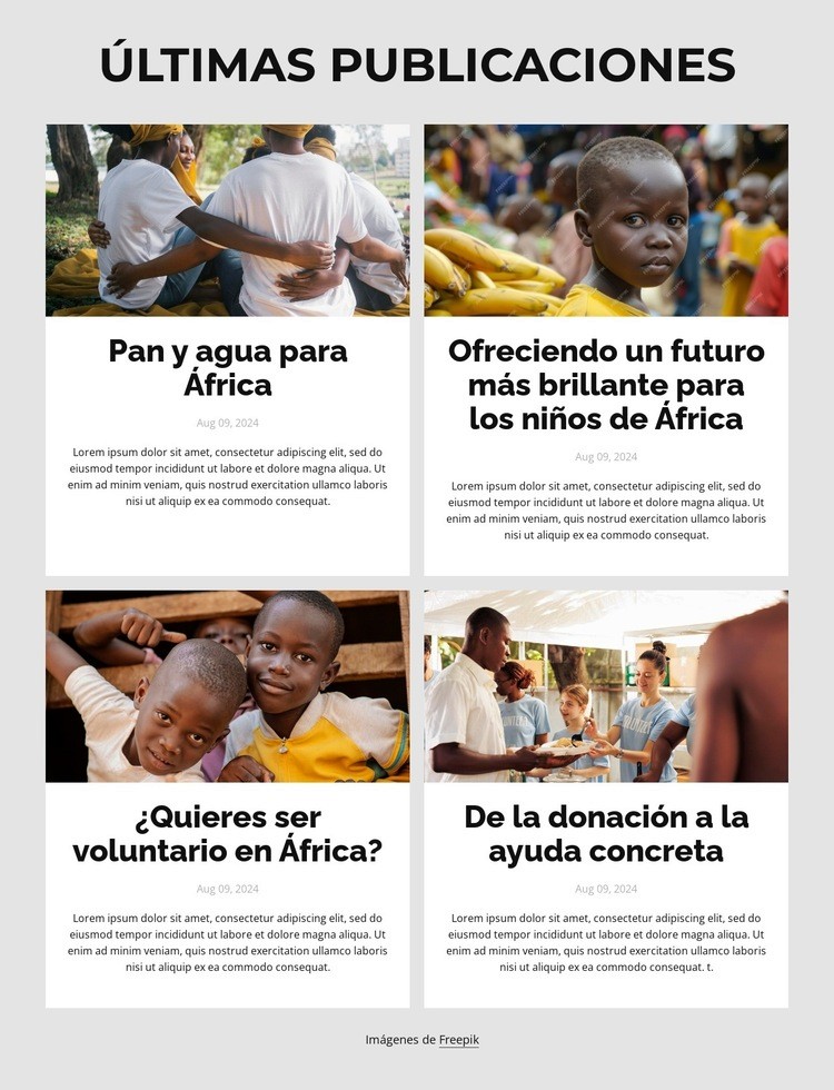 Manos que ayudan Diseño de páginas web