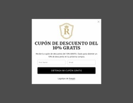 Cupón De Descuento Gratuito Del 10%