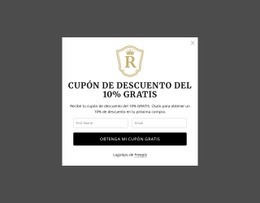 Cupón De Descuento Gratuito Del 10%