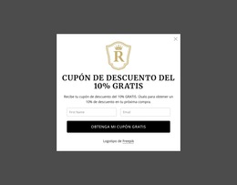 Cupón De Descuento Gratuito Del 10%