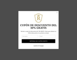 Cupón De Descuento Gratuito Del 10%