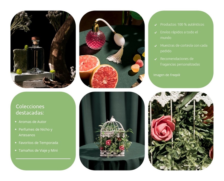 Descubre tu aroma característico Tema de WordPress