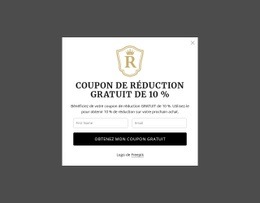 Coupon De Réduction Gratuit De 10 %