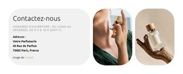 Conçu Pour Les Amateurs De Parfums Modèle HTML