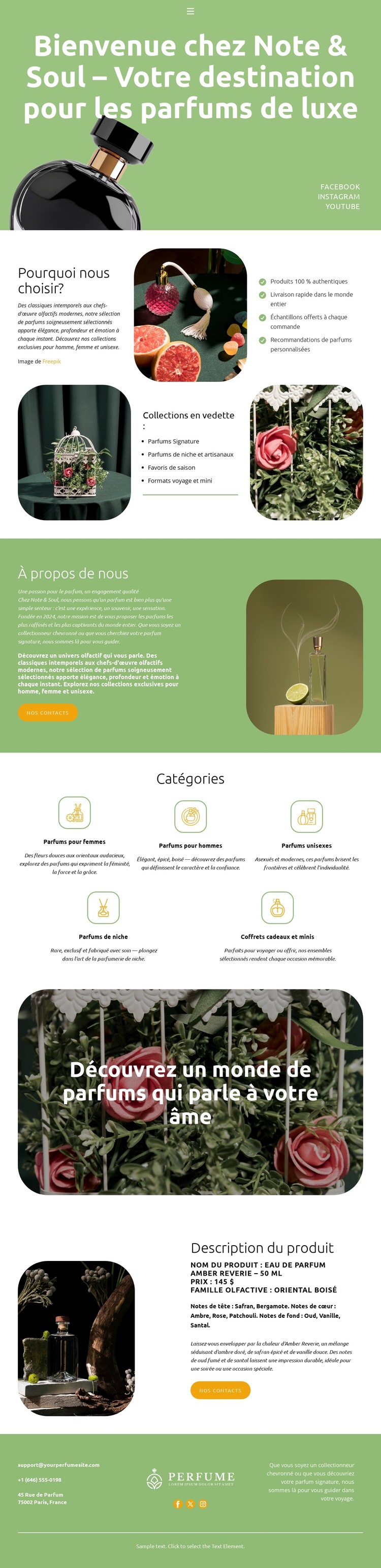 L'élégance dans chaque bouteille Modèle HTML