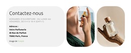 Conçu Pour Les Amateurs De Parfums Modèle De Site Web