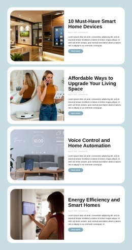 Smart life weekly - Html Code Example by Nicepage