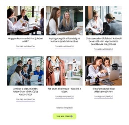 HR Trendek Folyóirat Weboldal Tervezés