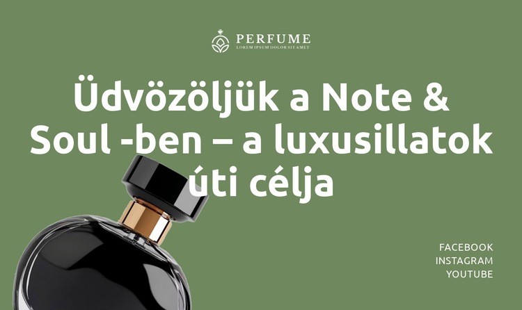 Ahol az illat találkozik a lélekkel Weboldal tervezés